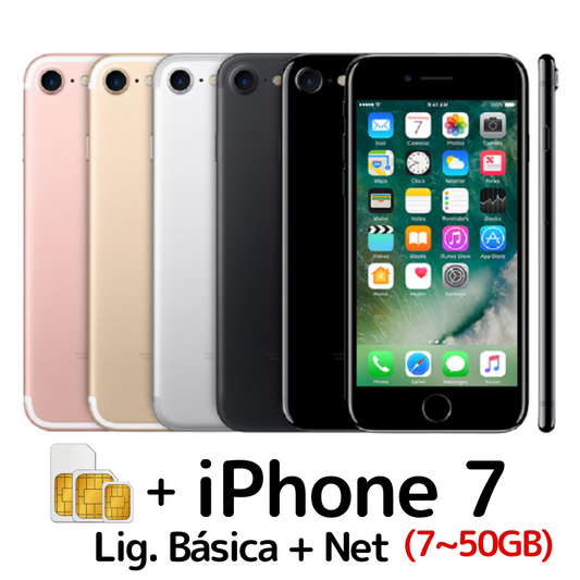 IPhone7+Chip (Ligação+Net Básico)